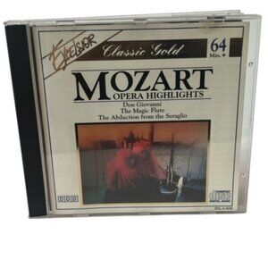 Mozart Opera Highlights CD music disc vtg Classic Gold Exelsior Giovanni Flute